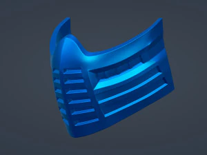 Samurai Mask 3D Print Model