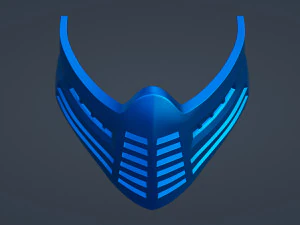Samurai Mask 3D Print Model
