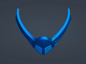 Samurai Mask 3D Print Model
