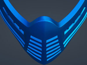 Samurai Mask Modello di stampa 3D