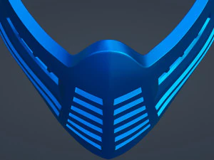 Samurai Mask 3D Print Model