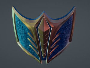 Epic Samurai Mask 3D Print Model