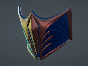 Epic Samurai Mask 3D Print Model
