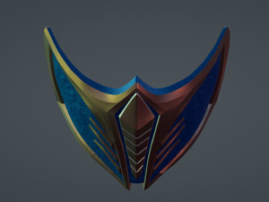 Epic Samurai Mask 3D 프린트 모델