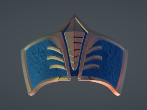 Epic Samurai Mask 3D 프린트 모델