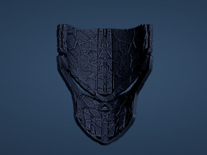 Dark Skull for 3D print Model do druku 3D