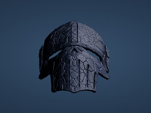 Dark Skull for 3D print Model do druku 3D