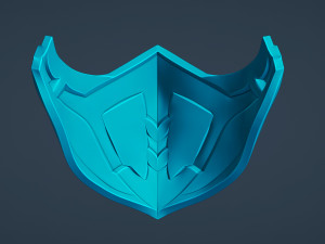 Mask Inspired by the Frost Model do druku 3D