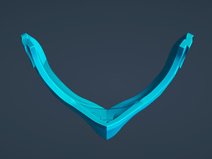 Mask Inspired by the Frost Model do druku 3D