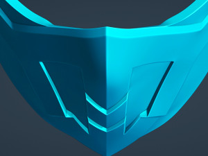 Mask Inspired by the Frost Model do druku 3D