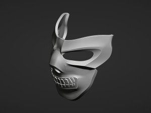 Assassin Mask 04 - White with Blood 3D Model by gsommer