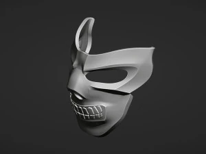 3Dプリント用ブラックマスク 3Dプリントモデル
