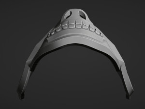 Black Mask for 3D print Modèles 3D en vedette