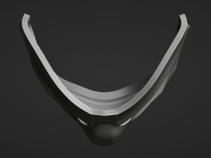 Black Mask for 3D print Modèles 3D en vedette
