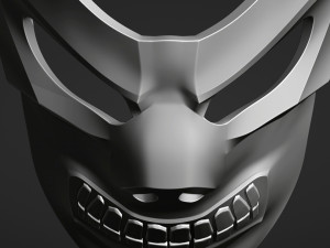Black Mask for 3D print Modèles 3D en vedette