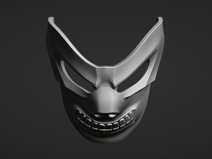 Black Mask for 3D print Modèles 3D en vedette