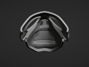 Black Mask for 3D print Modèles 3D en vedette