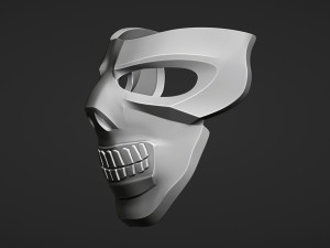 Black Mask for 3D print Modèles 3D en vedette