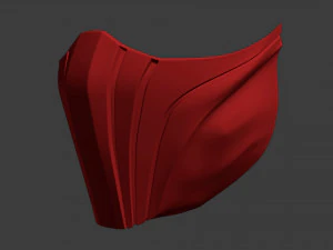 緋色の仮面 3Dプリントモデル