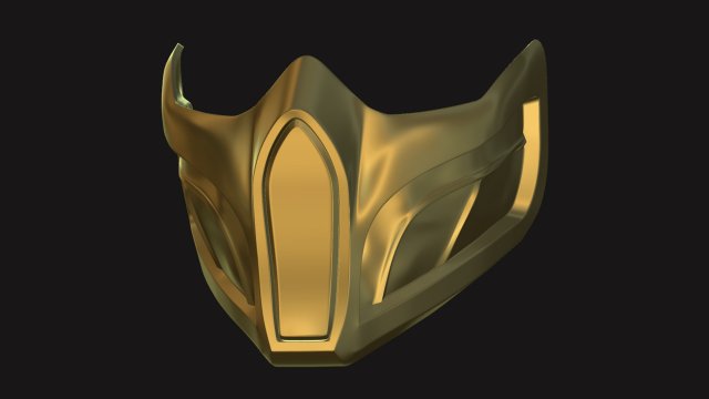 Inspired by Scorpion Mask Model Cetak 3D .c4d .max .obj .3ds .fbx .stl .blend