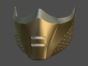 Inspir&eacute; du masque de jade Modèles 3D en vedette