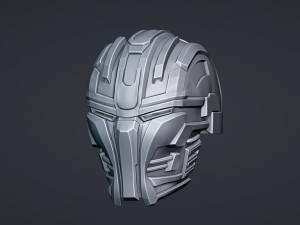 Cyborg Helmet Model do druku 3D