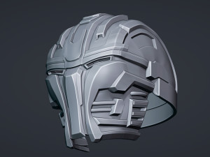 Cyborg Helmet Model do druku 3D