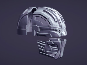 Cyborg Helmet Model do druku 3D