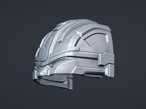 Cyborg Helmet Model do druku 3D