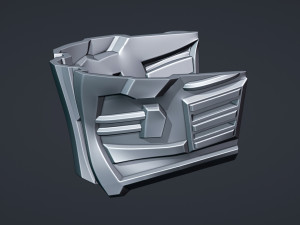 Cyborg Helmet Model do druku 3D