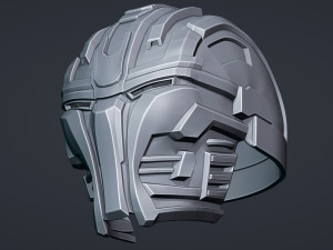 Cyborg Helmet Model do druku 3D