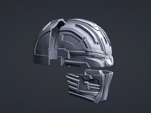 Cyborg Helmet Model do druku 3D