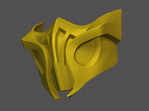 Inspired by Scorpion Mask 3D Print Model