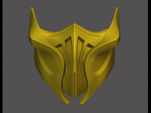 Inspired by Scorpion Mask 3D Print Model
