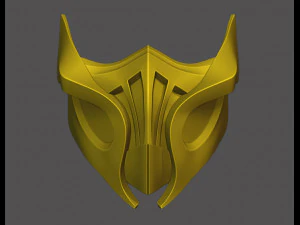 Inspired by Scorpion Mask 3D Print Model