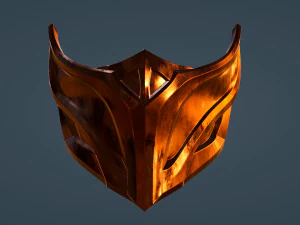 Samurai Mask 3D Print Model