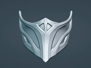 Samurai Mask 3D Print Model