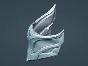 Samurai Mask 3D Print Model