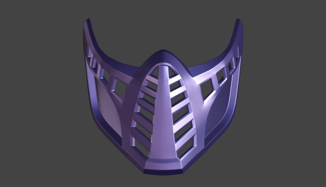Ninja Mask Modello di stampa 3D .c4d .max .obj .3ds .fbx .stl .blend 