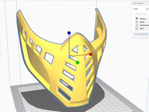 Ninja Mask 3D Print Model