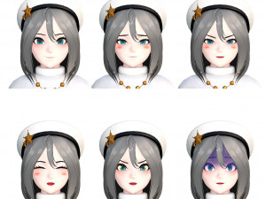 Casual girl character 3D Model