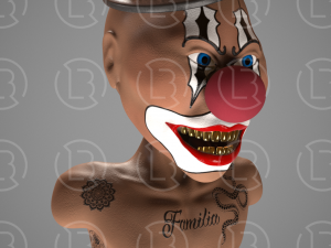 Clown Chicano Modello 3D
