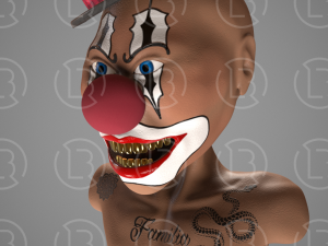 Clown Chicano Modello 3D
