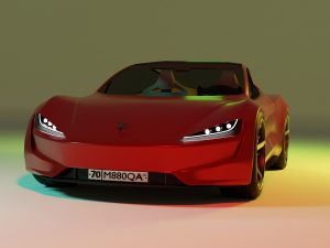 Tesla roadster 3D Model