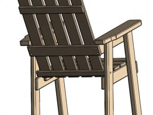 Country chair 3D Model