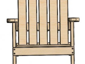 Country chair 3D Model