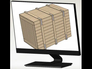 컴퓨터 모니터 3D 모델