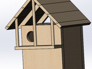 Squirrel House 3D Model