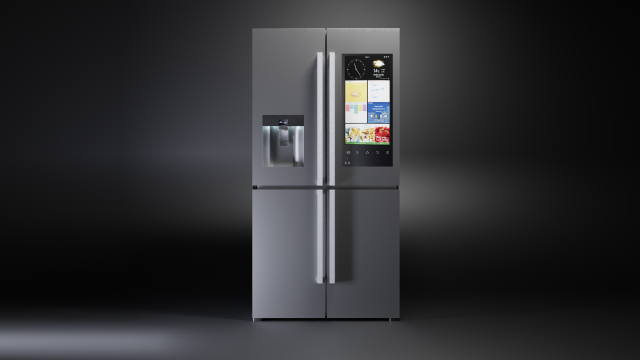 Modern Refrigerator 3D 模型 .c4d .max .obj .3ds .fbx .stl .blend