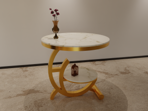 Luxury marble table 3D 模型